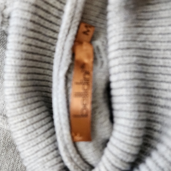 Belldini Heather Gray Turtleneck Long sleeve Women's  Sweater Size M - Picture 3 of 7
